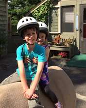 Having some fun on the Equicizer, "Dumplin"
