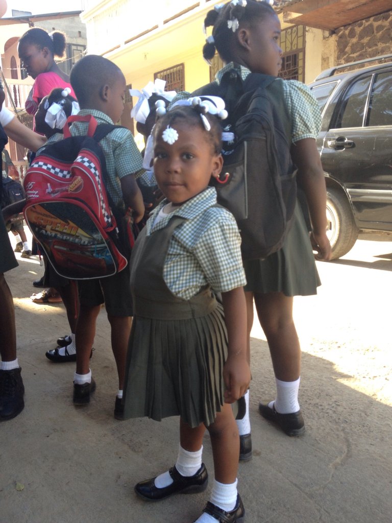 Syndie's first day of Kindergarten
