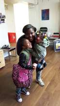 Breona and kids; happy in their safe home!