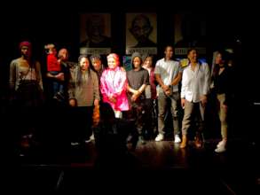 All performers, along with Drop-In Center staff.