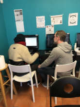 Volunteers provide resume building support