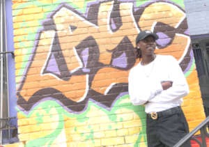 Sache, outside LAYC's Drop-In Center