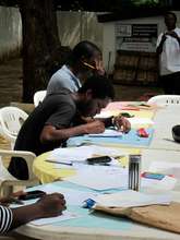 Illustrators at work