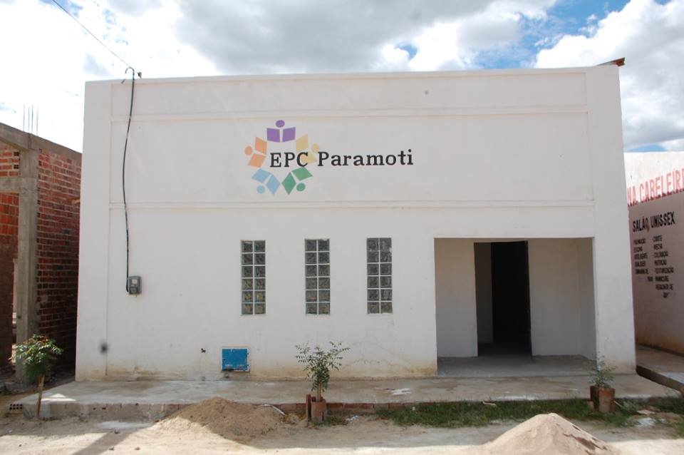 Front of school house