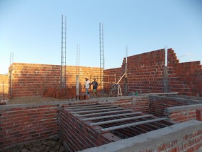 School walls coming up
