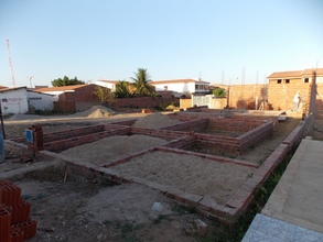 Foundation and outline of school rooms