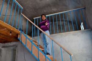 Xitlali Mariana is proud of her new sleeping loft!