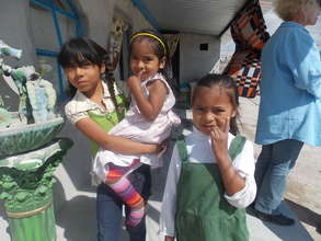 Ana's daughters at house warming celebration.