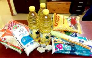 Some of the food items available in the SwopShop