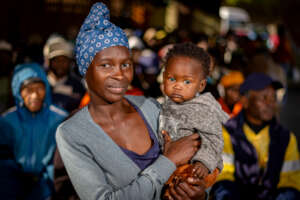 A special mother with her beautiful baby