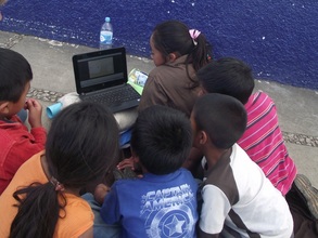 Working in the streets of San Cristobal