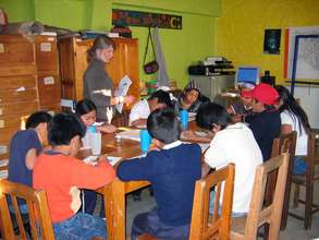 Learning circle at Melel Xojobal's premises