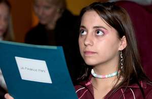 Student Follows Stock Market