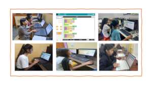 coding classes in progress