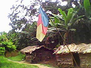 The King palace of the Mingo'o village