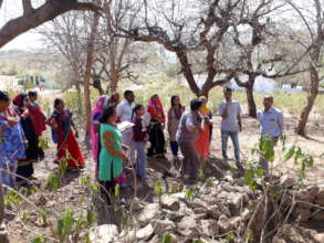 Demonstration on restoring community lands