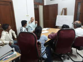 Evaluator interact with KRAPAVIS Staff & Board