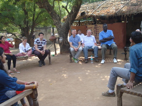 World leaders interact with project community