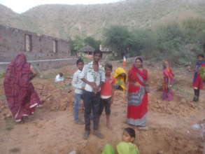 Rural Women Planting Trees on their Devbani land