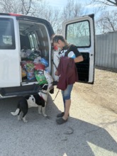 We help the homeless with their animals daily.