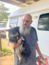 This man and his dog love each other!