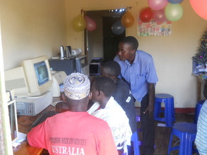 Other students getting some hands on training