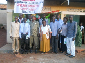 staff and community leaders at the grand launch