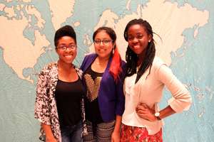 Sapphire with her co-founder and GHU coordinator!