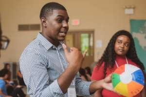 GlobeMed at Morehouse co-president, Antony Jackson