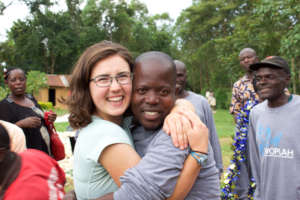 Ines Siepmann and Edwin Wetoyi during GROW 2017!