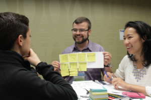 GlobeMed students collaborating at Summit