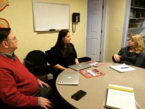 GlobeMed & LSNA staff collaborate on their work