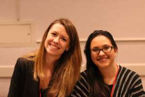 Summit curators Alexis Barnes and Priya Fremerman