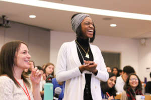 Delegates, staff share a laugh at GROW Institute