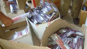 Boxes of Mongoose Hair Brushes were seized