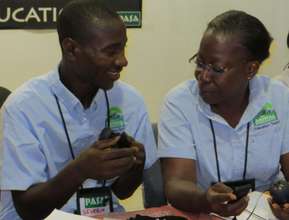 Patricia and Severin at the PASA workshop