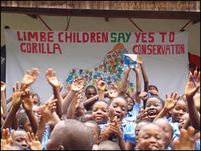 Local kids support gorilla conservation