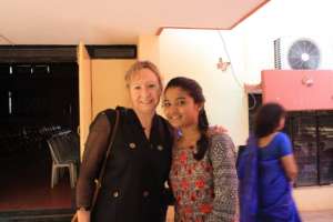 Founder with g4g Scholarship recipient