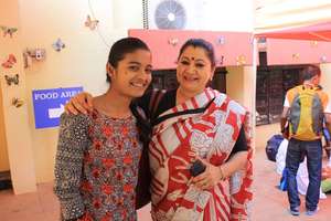 One of our scholarship girls & founder of Parikrma