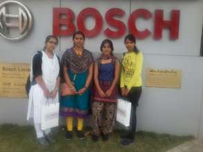The girls after their BOSCH visit