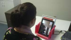 Provider engaged in a Virtual Home Visit