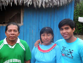 Percy with his parents