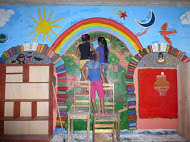 And the library wall after........