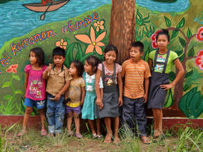 Youth artists in Shipibo community of Santa Clara