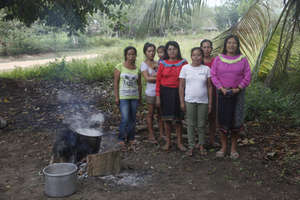 Group of mothers cooking