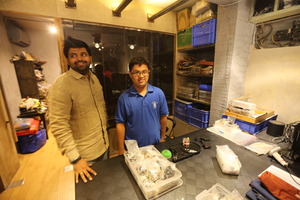 Mann's Deepak (left) trained at Studio Mujrosa