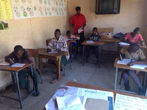 Children with learning disabilities in class