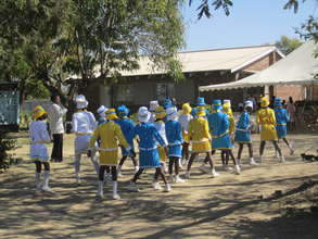 Children's drum majorettes