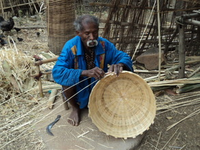 Ganesh - Making basket