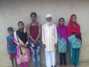 Habib with his Grand Children